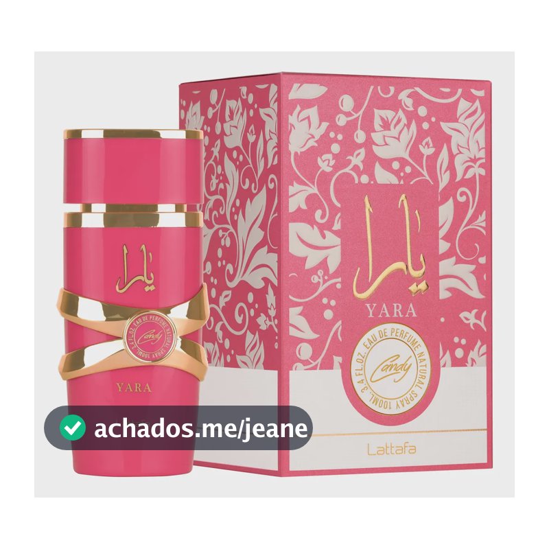 Perfume Árabe Feminino Yara Candy Edp 100ml _lattaffa
