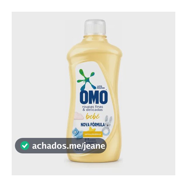Sabão líquido Omo Roupas Finas e Delicadas Bebê Frasco 450 ml