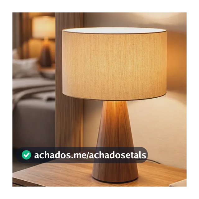 Abajur  Luminaria De Mesa Quarto Sala  Moderno