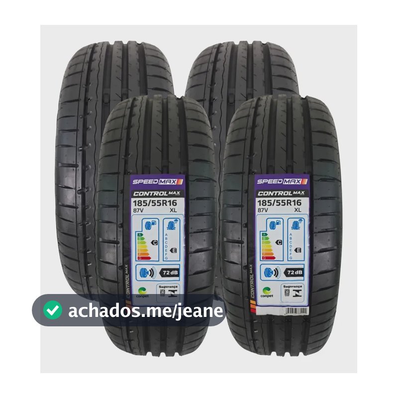 Kit de 4 pneus Speedmax CONTROLMAX CP11 185/55R16 87-545kg V