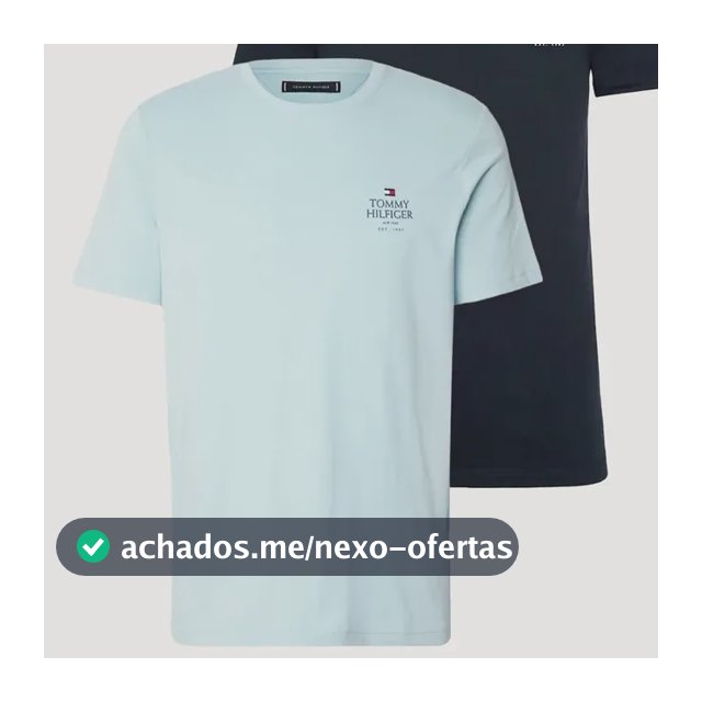 Kit Camisetas Tommy Hilfiger Love Azul Marinho/azul Claro Azul Marinho/azul Claro L/g