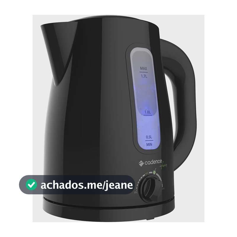 Chaleira Elétrica Cadence Infusion 1,7l Cor Preto