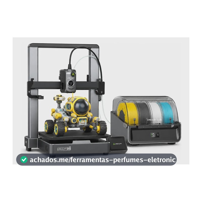 Impressora 3d Creality Hi Combo Fdm Com Cfs Sistema Multicol 127/220v Cinza