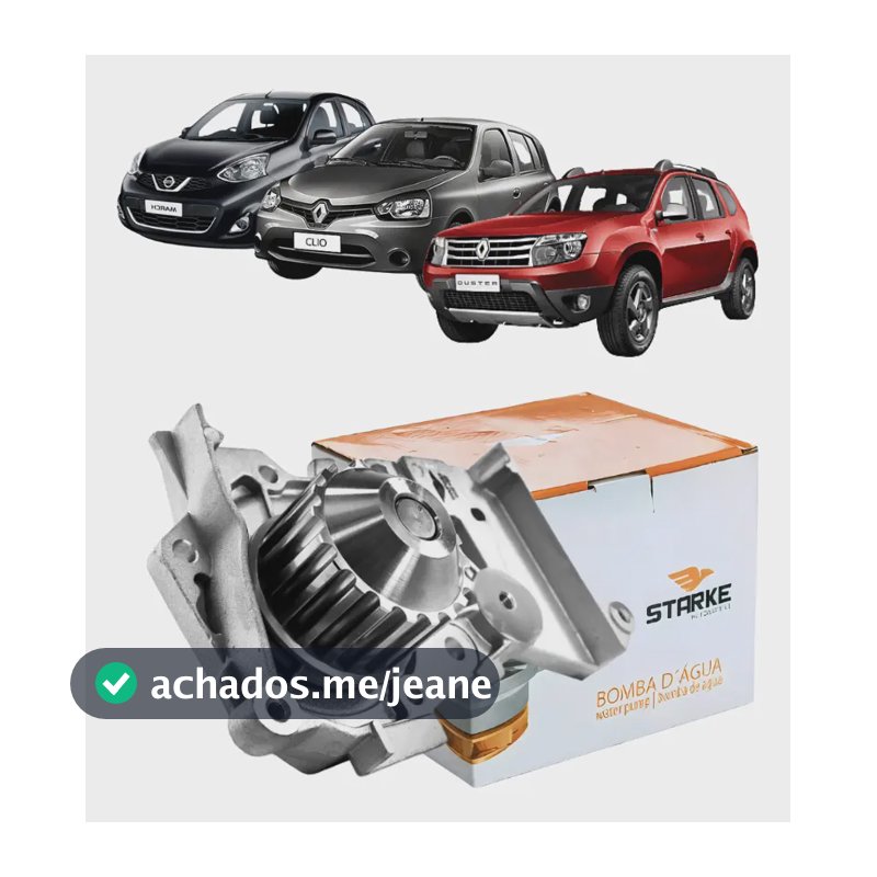 Bomba D'água Renault Clio/ Duster/ Nissan March 1.6 16v
