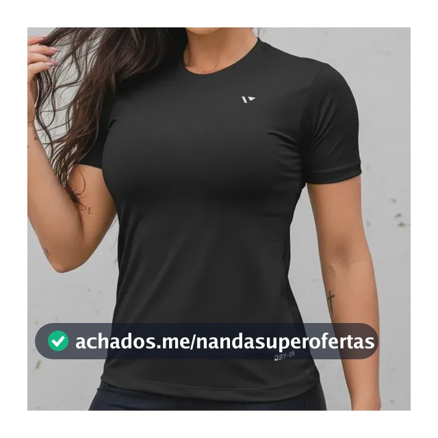 Camiseta Feminina Dry Fit Proteção Uv50+ Academia Caminhada