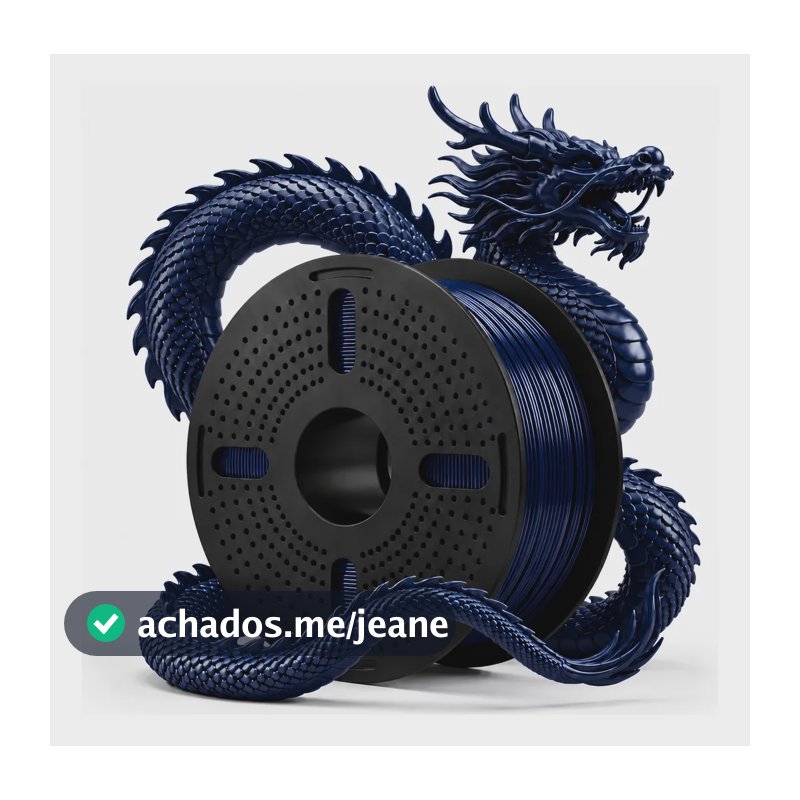 Filamentos Impressora 3d Print Pulse 1 Kg Pet G 1.75mm Core Azul-escuro
