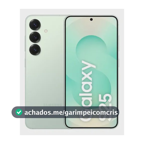 Samsung Galaxy S25 5G, 256GB, 12GB, Câmera Tripla - Verde claro