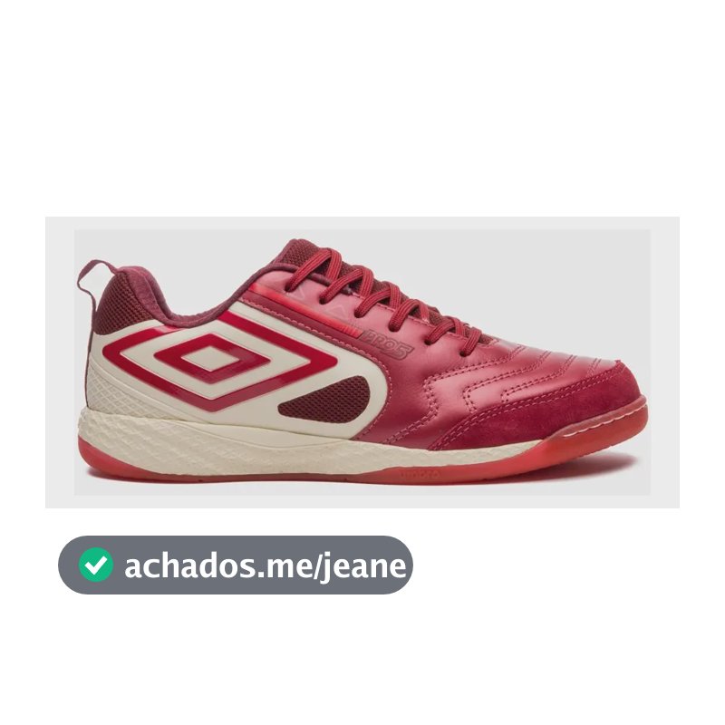 Chuteira Futsal Masculina Pro 5 Bump Umbro Scooter/white Asparagus/vermelho 40 Br