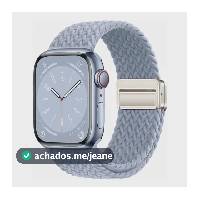 Pulseira De Nylon Com Fivela Magnética Para Para Apple Watch
