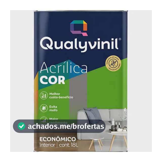 Tinta Antimofo Acrílica Econômica Qualyvinil