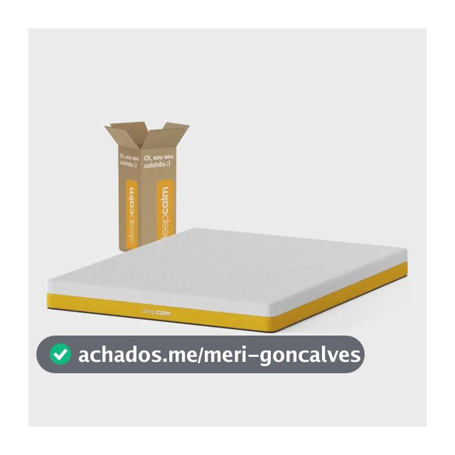 Colchão Queen Sleepcalm Elemental Firme - Espuma com Adaptabilidade 158x198cm
