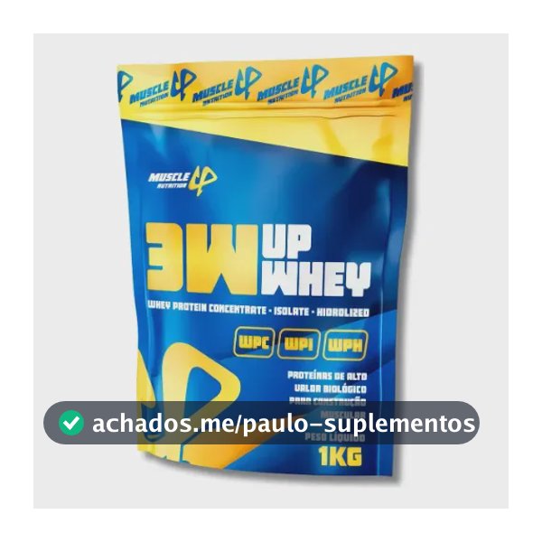1kg Whey Protein 3w Muscle Up Concentrado Isolado Ninh Moran Ninho Com Morango
