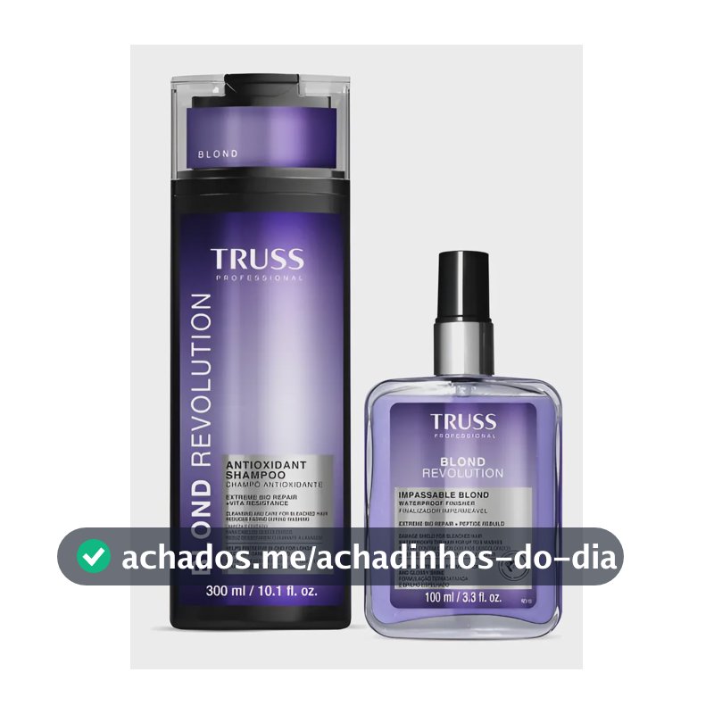 Kit Truss Blond Revolution Shampoo + Finalizador (400ml)