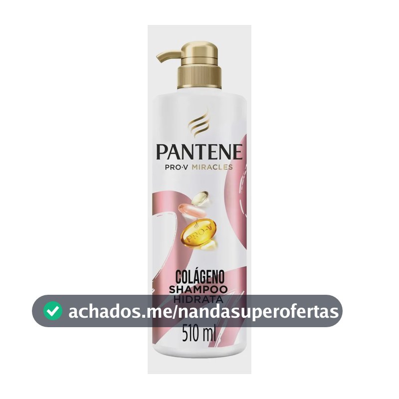 Shampoo Pantene PRO-V Miracles Colágeno Hidrata e Resgata 510 ml