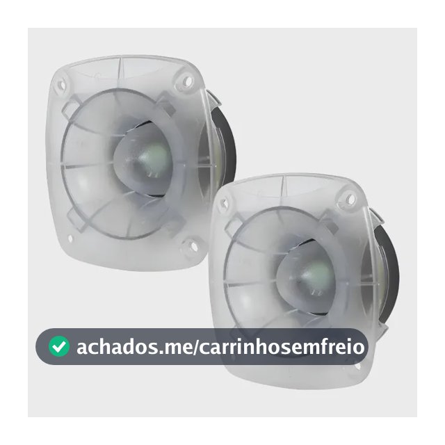 Par Super Tweeter Jbl St200 Ghost 100w Rms 8 Ohms Fenólico Transparente