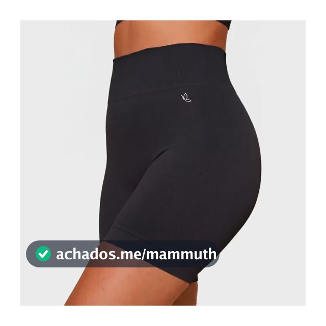 Short Benévola Poliamida Sem Costura Bermuda Confortável