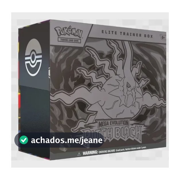 Jogo De Tabuleiro Pokémon Tcg Mega Evolution Pitch Black Elite