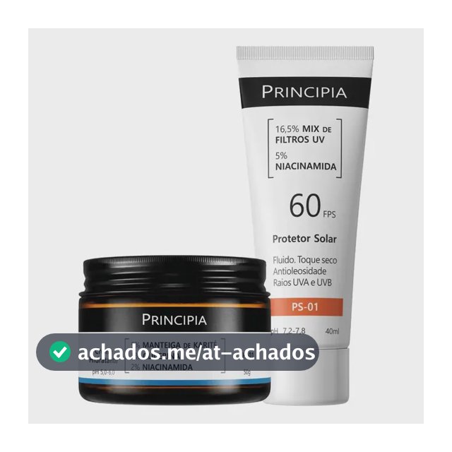 Principia Kit Hidratação E Proteção Facial Ch-o1 + Ps-01 Todo Tipo De Pele Dia/noite