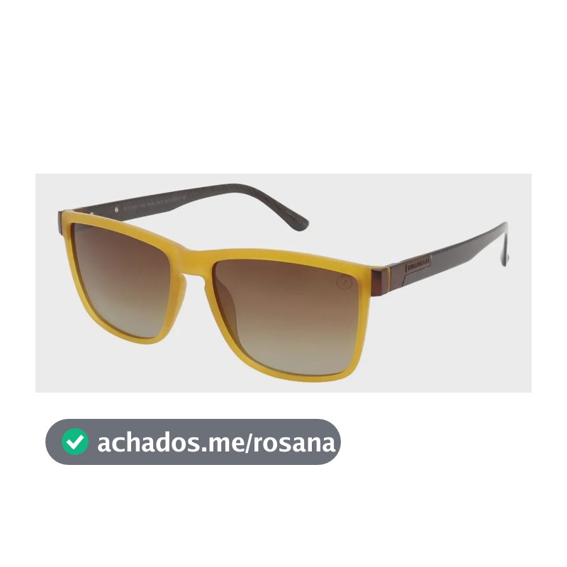 Óculos De Sol Masculino Chilli Beans Quadrado Polarizado Deg Marrom Degrade