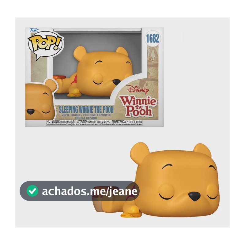 Funko Pop! Disney Ursinho Pooh Dormindo #1682