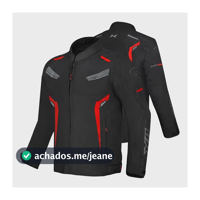 Jaqueta X11 One Sport Impermeável Motociclista Moto Com Forro Removível Com Proteção Feminino E Masculino