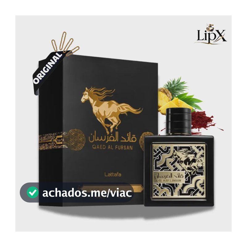 Perfume Árabe Qaed Al Fursan Lattafa Edp 90 Ml
