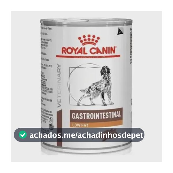 Ração Úmida Royal Canin Cães Gastrointestinal Low Fat 420g