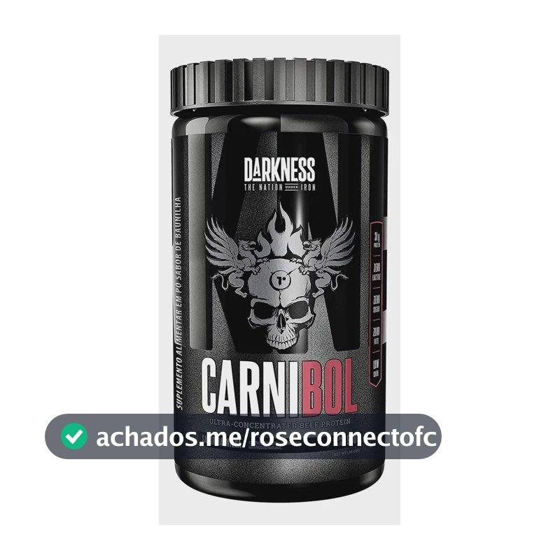 Suplemento Proteico De Carne Carnibol 900g Darkness Baunilha