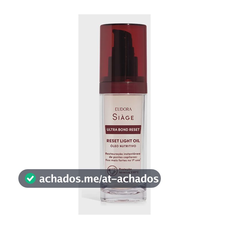 Eudora Siàge Óleo Nutritivo Ultra Bond Reset Light Oil 60ml
