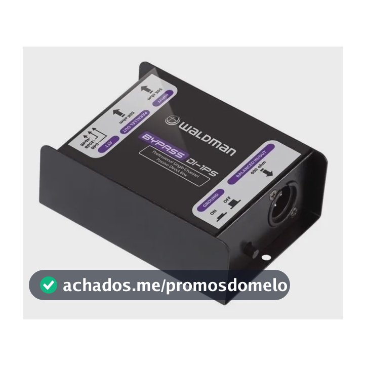 Direct Box Passivo Bypass Di-1ps Waldman Bivolt