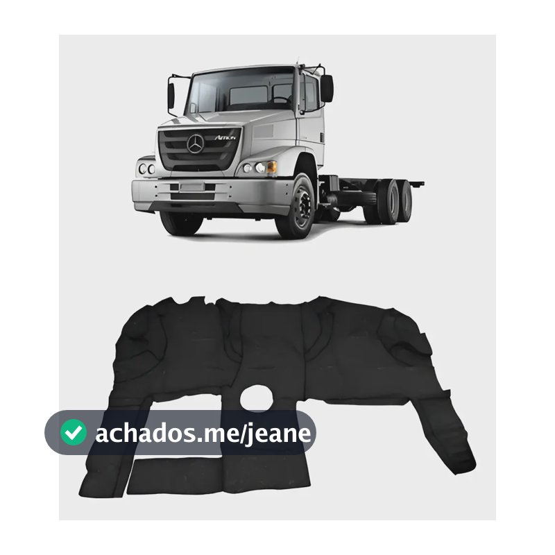 Tapete Verniz Vinil Com Capô Mb 1620 Ano 2000/2011 Preto