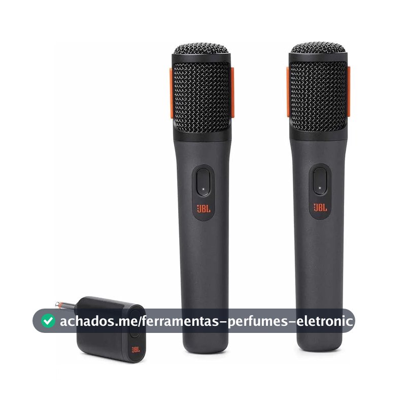 Jbl Partybox Wireless Mic - 2.4ghz Compativel As Partybox. Cor Preto