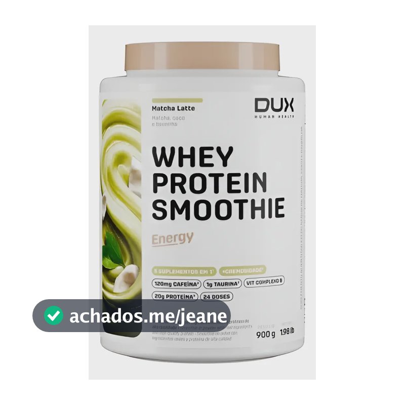 Whey Protein Dux Smoothie Pó 900g Matcha Latte Outros
