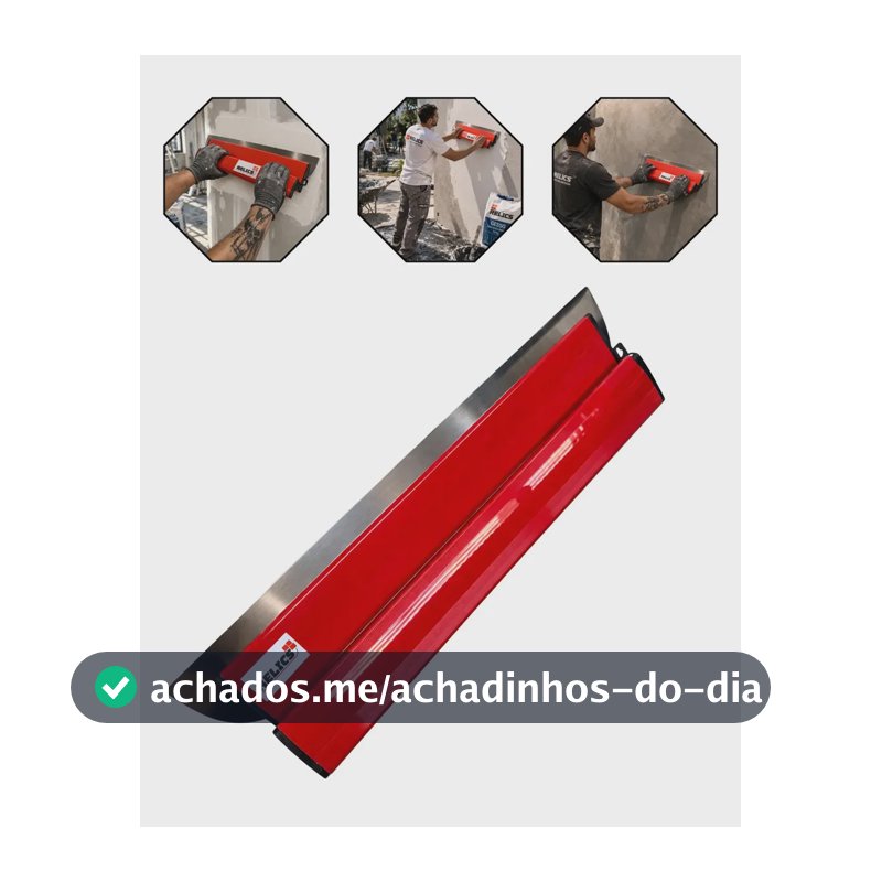 Desempenadeira 60cm Massa Corrida Aço Inox Lisa Inoxidável Acabamento Gesso Lisa Drywall Reboco 60x15 Premium Ferramentas Corpo Abs Plástica Multiuso Profissional Reforma Obras Metal Relics