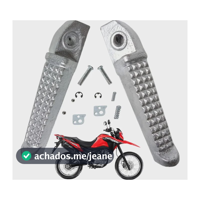 Pedaleira Traseira Pedal Apoio Passageiro Bros 160 2025 Xre