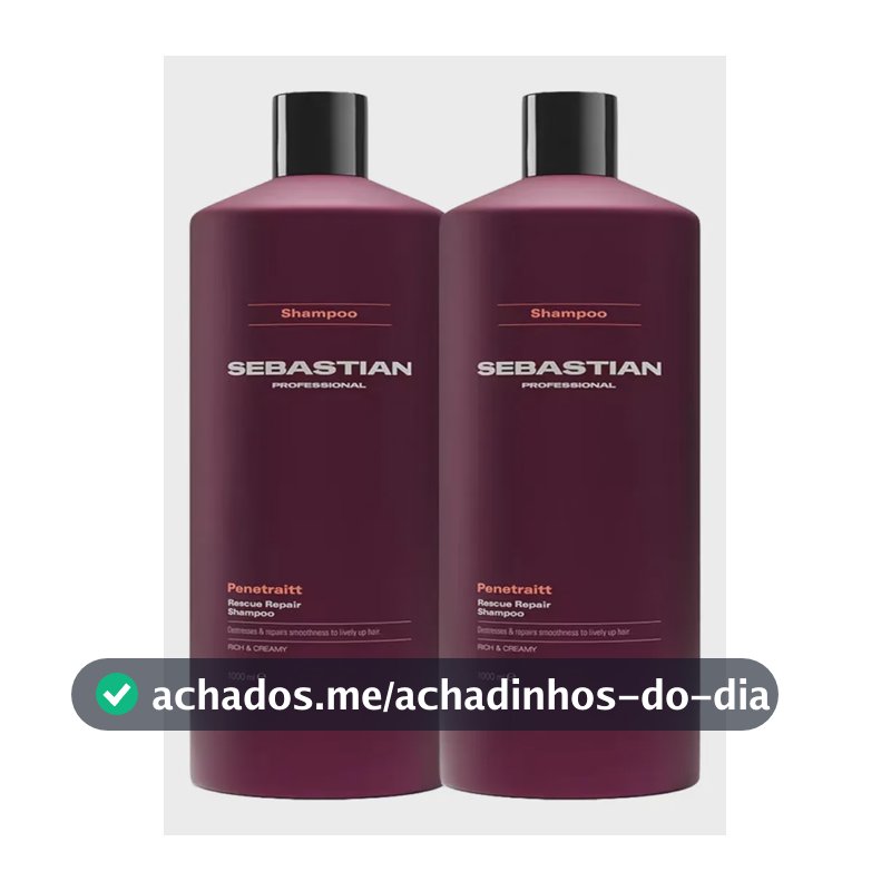 Kit Sebastian Penetraitt Shampoo 1lt + Condicionador 1lt