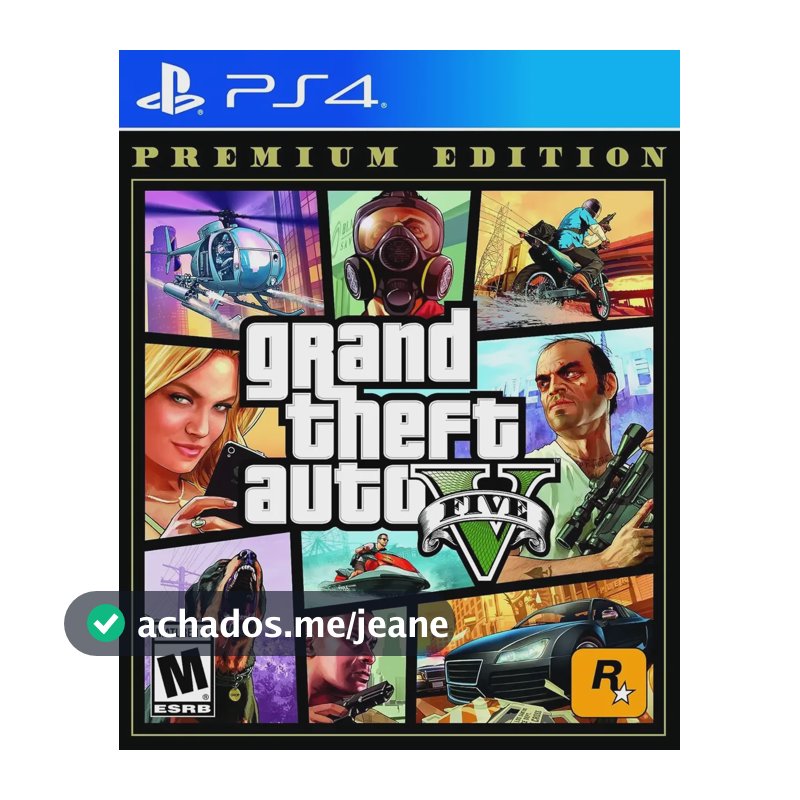 Jogo Grand Theft Auto V Premium Online Edition - Gta 5 Ps4
