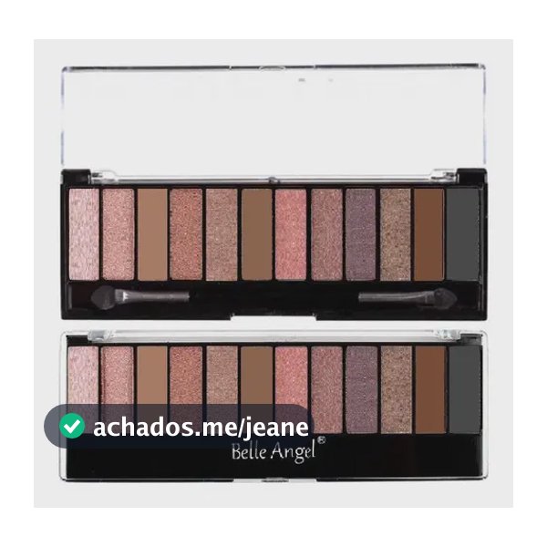 Paleta de Sombra Belle Angel Maquiagem Olhos 12 Cores B012-2