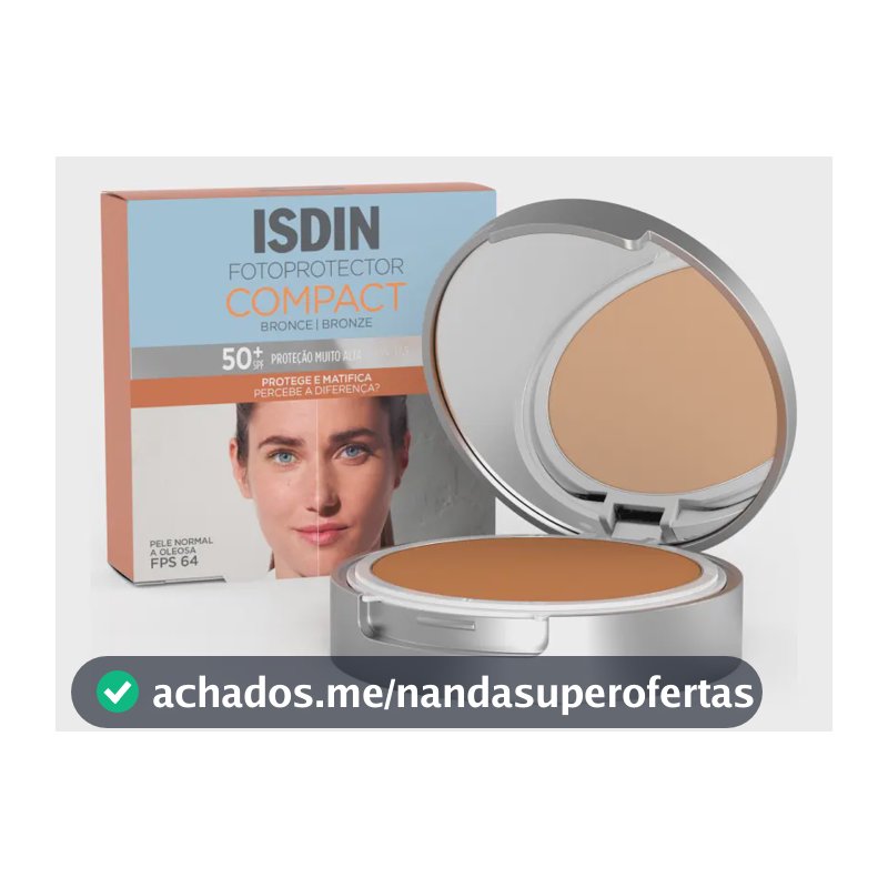 ISDIN Protetor Solar Compacto Bronze FPS 50 - 10g