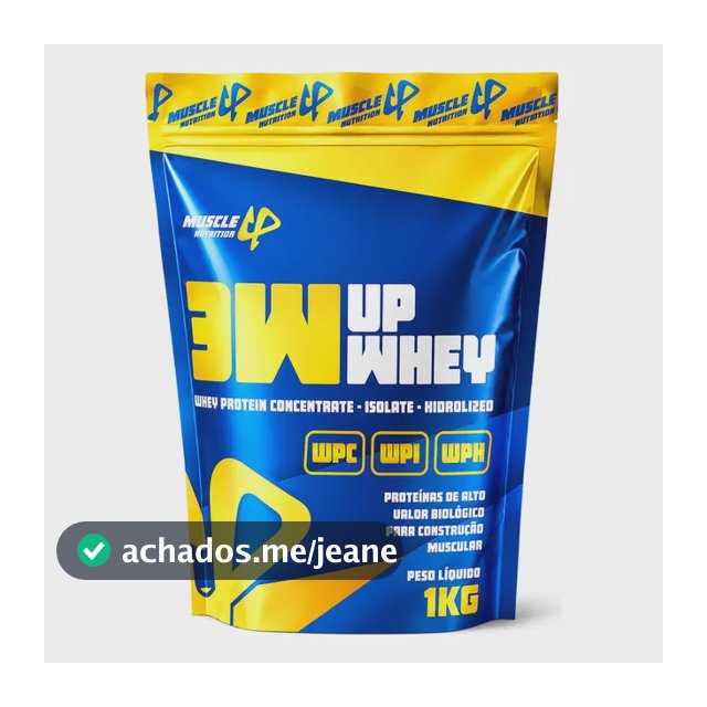Whey Protein 3w 100% 24g De Proteína / Dose (30g) Muscle Up