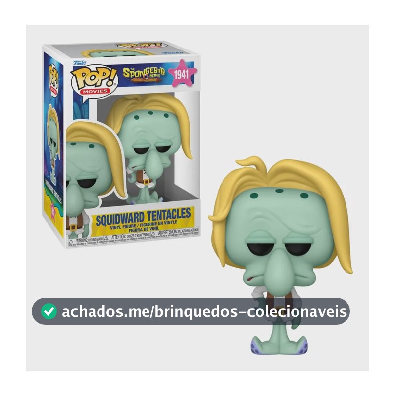 Boneco Funko Pop! Bob Esponja O Filme - Lula Molusco