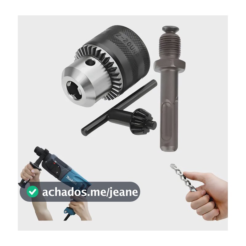 Mandril Para Furadeira Adaptador Martelete Engate Rápido Top