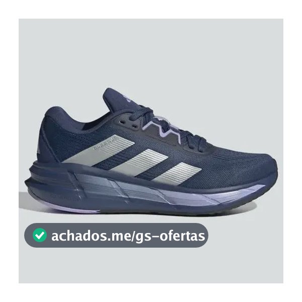 Tênis Feminino Questar 3 adidas Tecind/silvmt/glopur Liso 37 Br