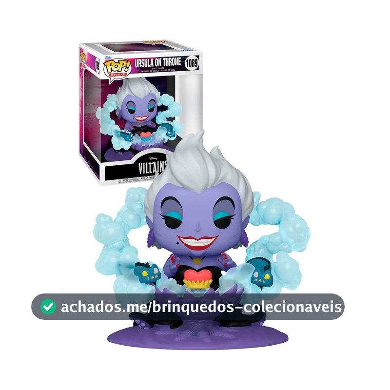 Funko Pop Disney: Villains - Ursula On Throne 1089 Deluxe