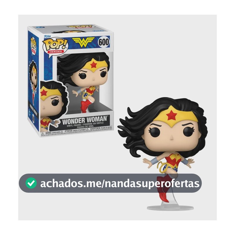 Boneco Funko Pop! Dc Comics Clássicos Mulher Maravilha
