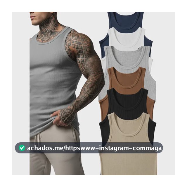 Kit 6 Regata Modelo Americano Canelada Premium Masculina