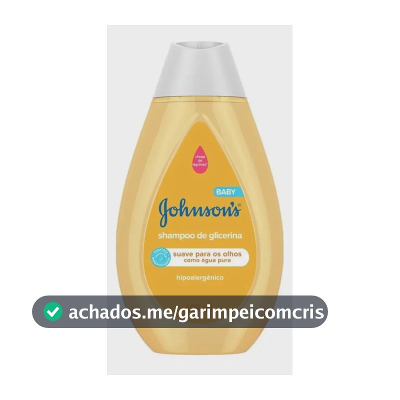 Shampoo Para Bebê Johnson's Baby De Glicerina, 400ml