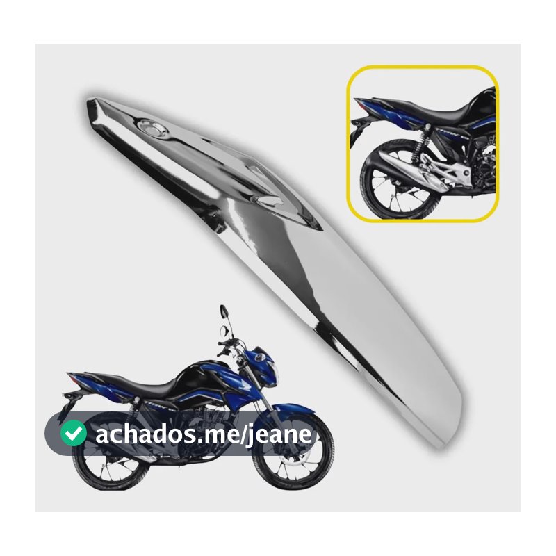 Protetor Escape Honda Cg 160 Fan Titan Start Cromado 16 A 24