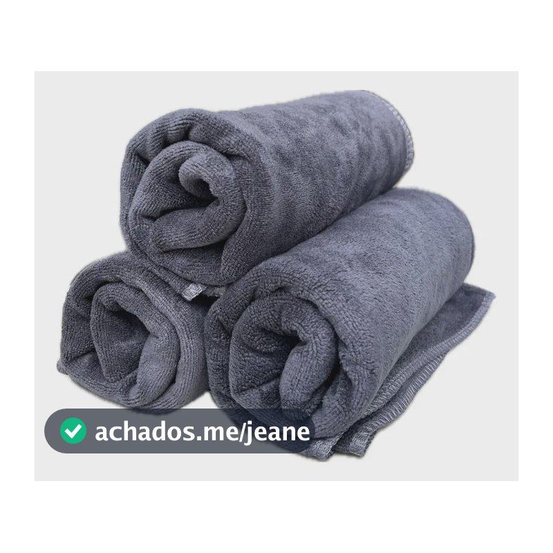 Toalha De Secagem Automotiva Microfibra 50x90 400 Gsm