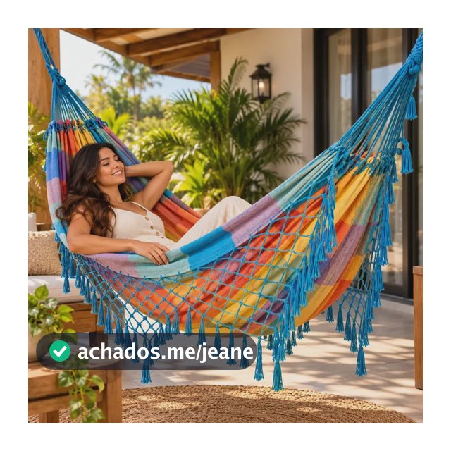 Rede De Dormir Descanso Gigante Casal Preço Fábrica Atacado